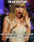 Taylor Swift on the Fiscal Cliff - She's Excited